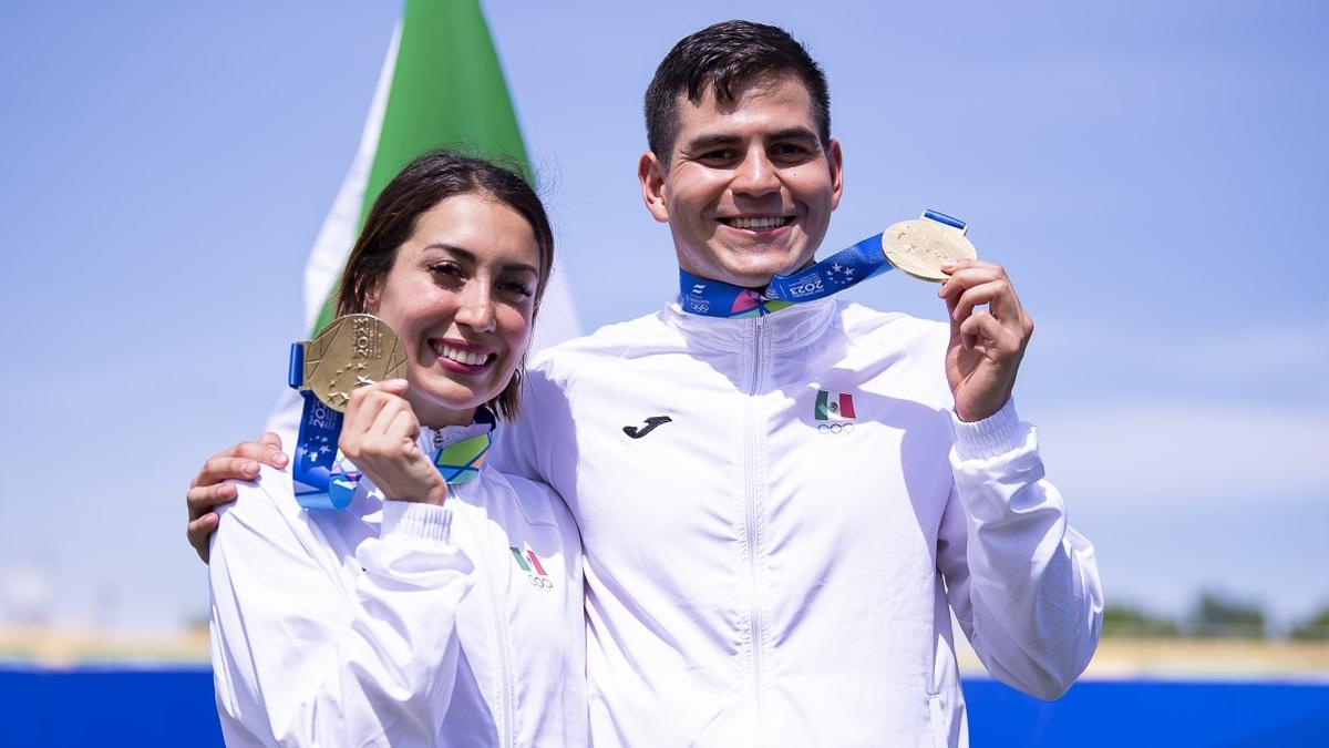 Mariana Arceo y Duilio Carrillo se llevaron el Oro en Pentatlón Moderno. | Foto: Mexsport