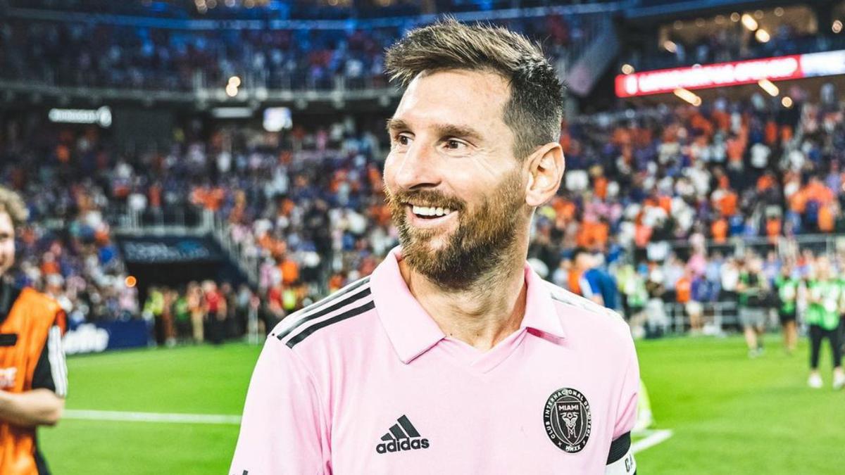 Messi marcó nuevamente para Inter Miami. | Esta vez fue en la MLS