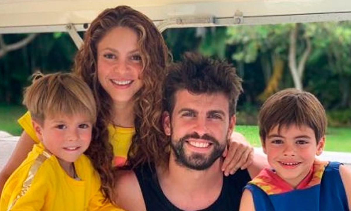 Familia | Shakira, Gerard, Sasha y Milan
Foto: Redes Sociales