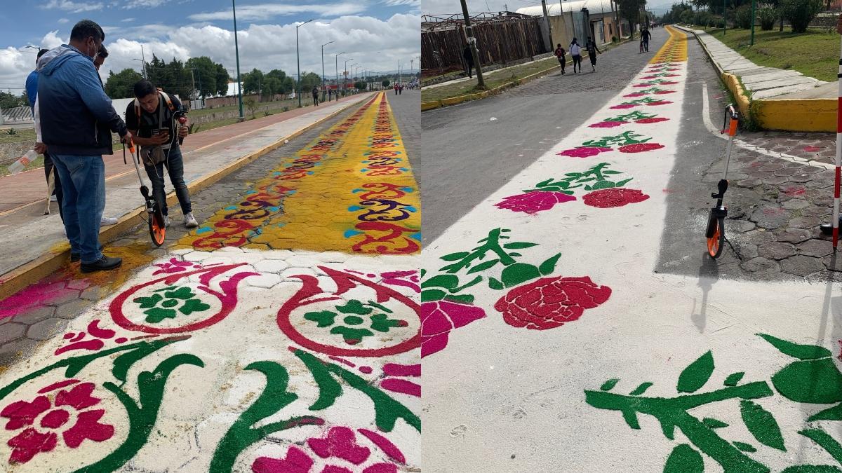  | El tapete más largo del mundo, que fue hecho en México midió m{as de 3 mil metros 