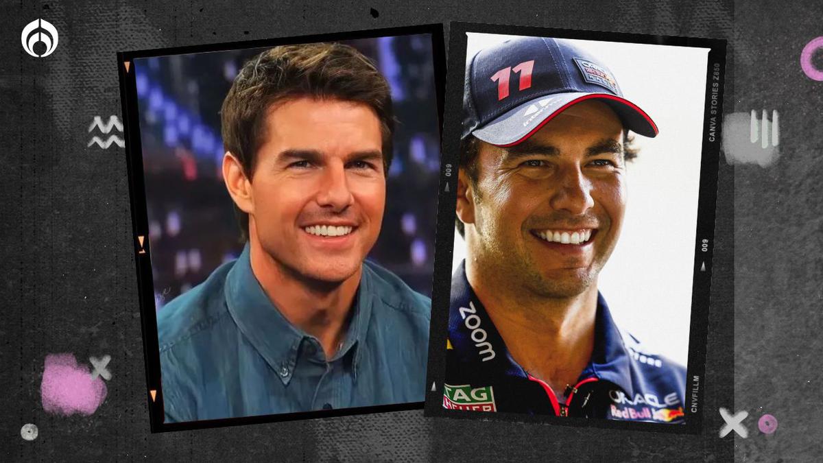 Tom Cruise y Checo Pérez | La comparación entre el actor y el piloto de F1. (Instagram @tom_crazycruise/@schecoperez).