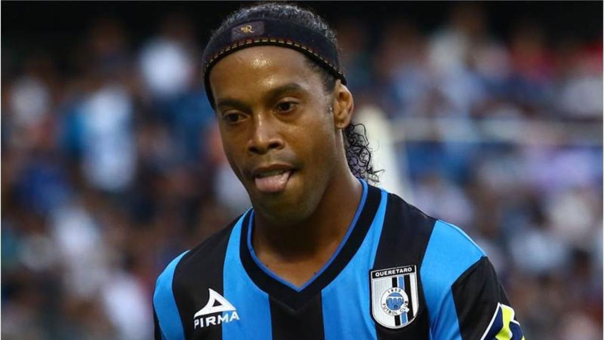 El paso de Ronaldinho por Querétaro. | El astro de Brasil protagonizó un particular episodio.