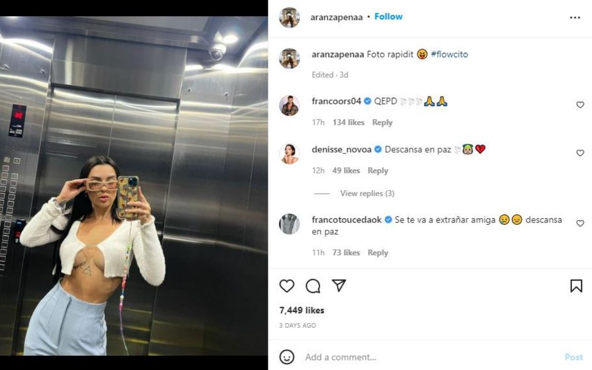  | Foto: Instagram @aranzapenaa | La última foto de Aranza Peña en Instagram fue en un elevador.