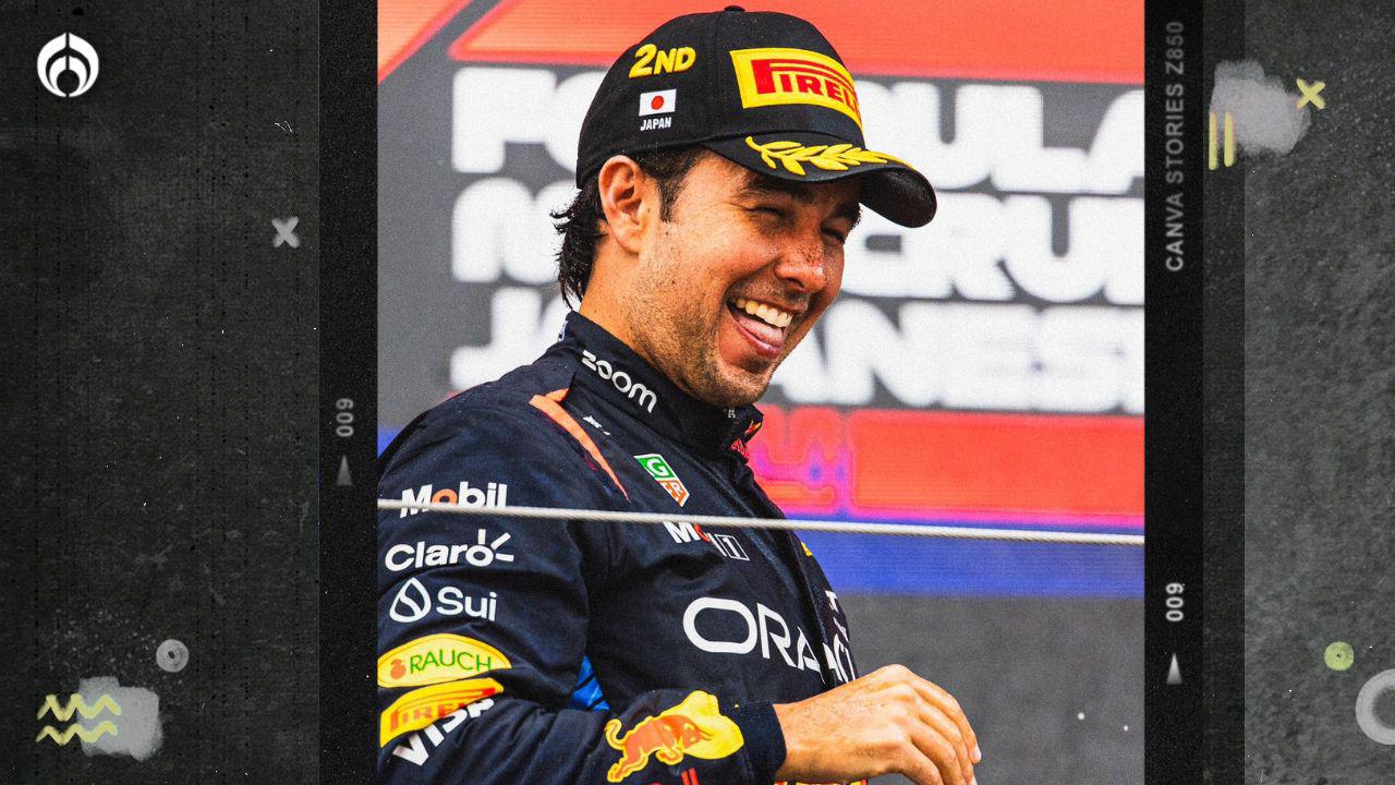 El piloto mexicano hizo podio en el GP de Japón fuente: X @schecoperez