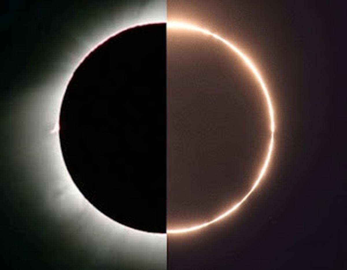  | Así se ve un eclipse híbrido