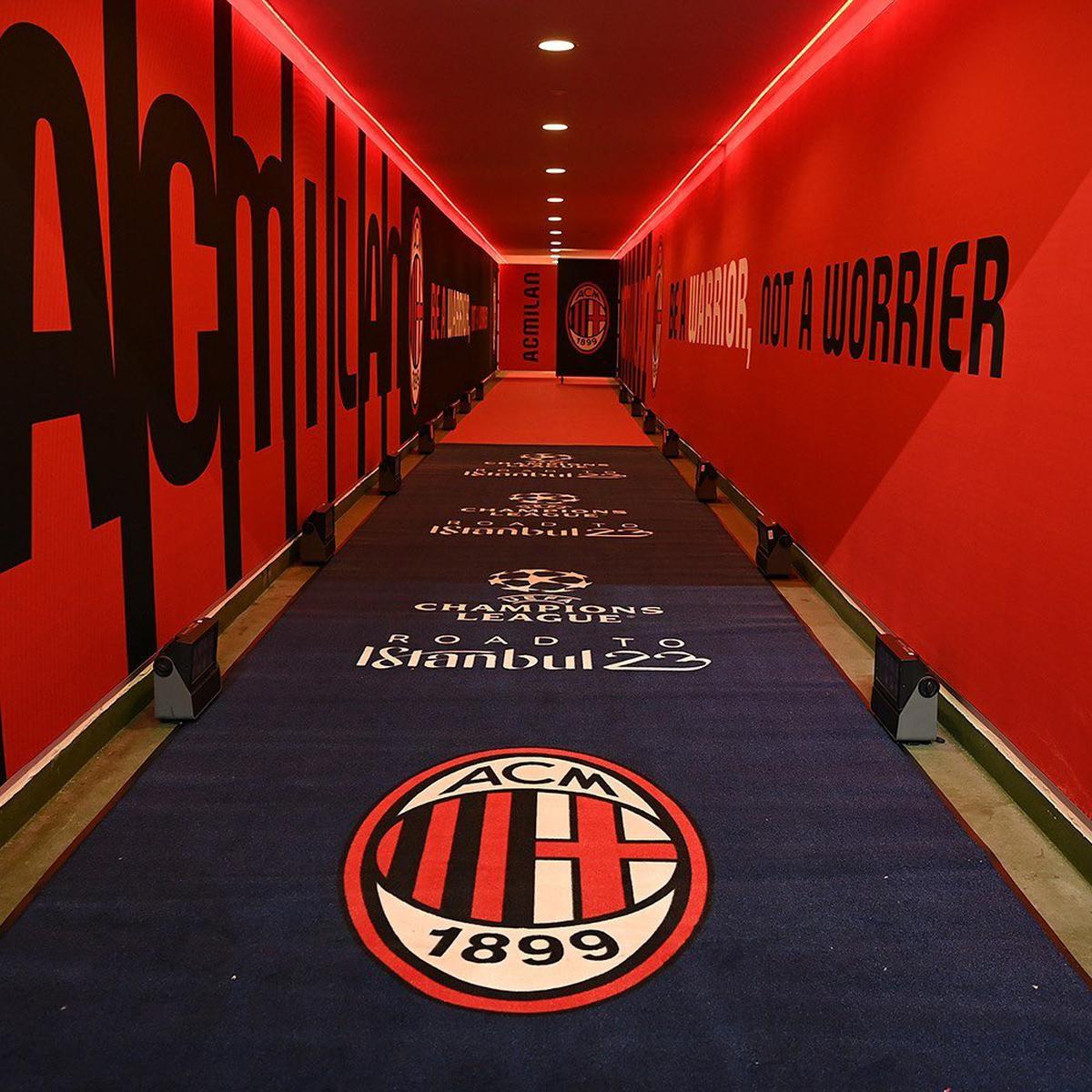  | Ingreso al estadio del AC Milan. Fuente: Instagram @acmilan