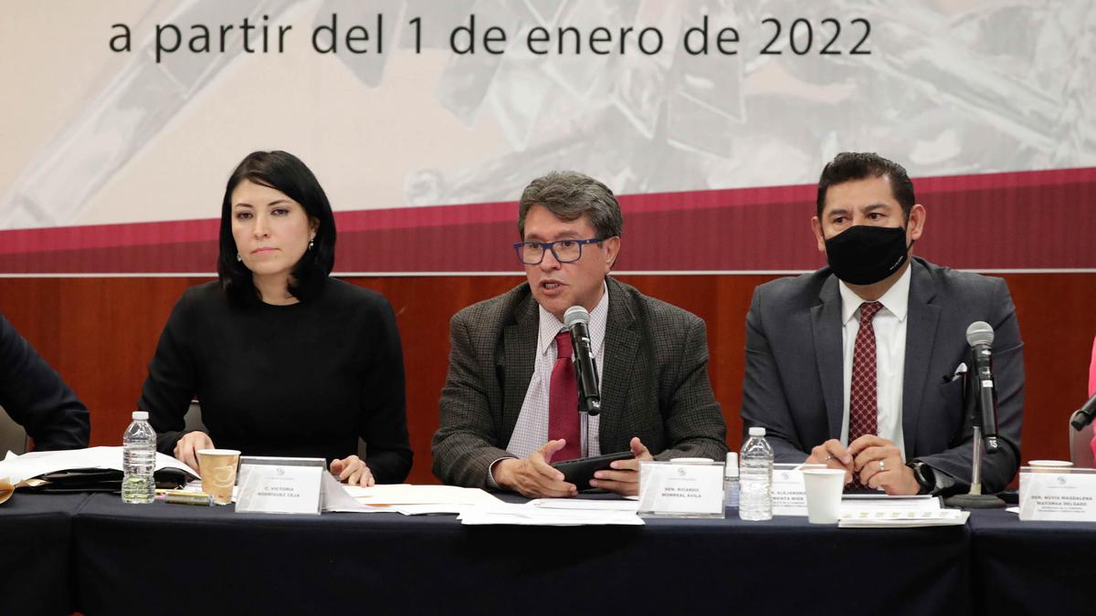  | Ricardo Monreal en la comparecencia de Victoria Rodríguez en comisiones del Senado. Foto: Senado de México