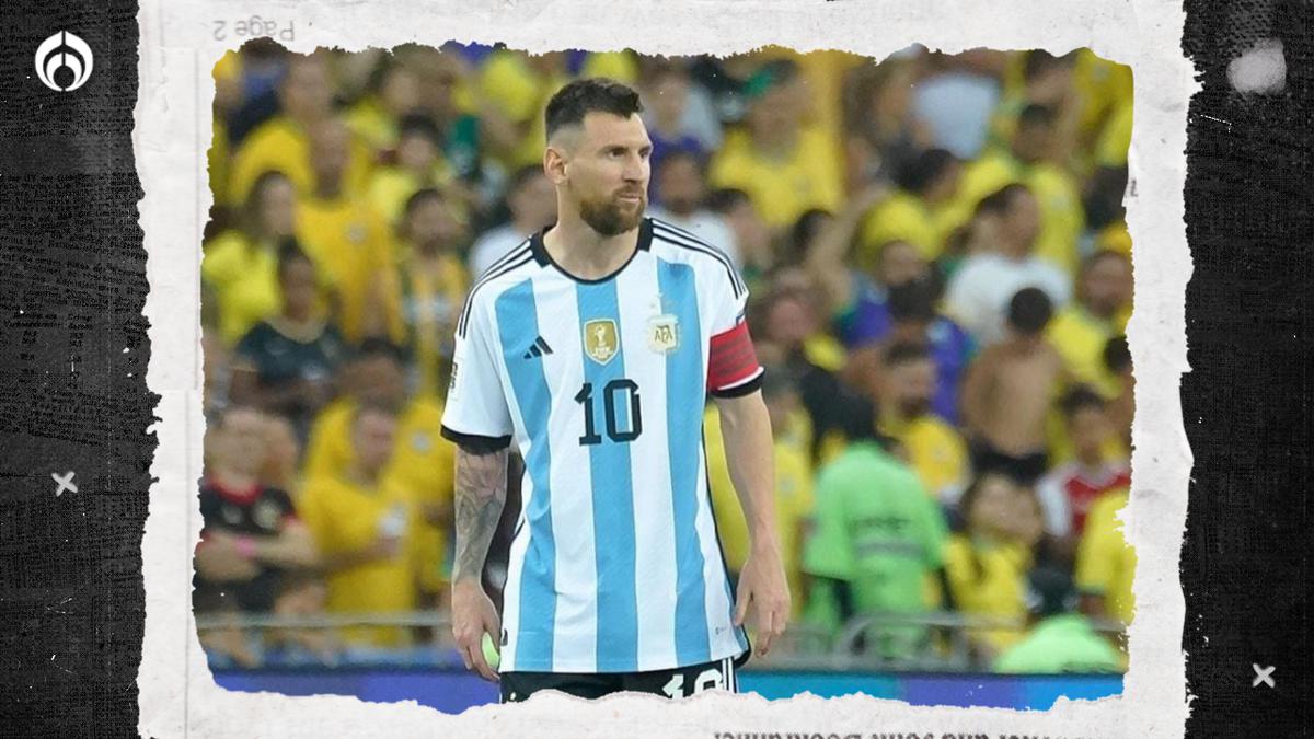 Messi: 5 Momentos más polémicos. | Messi en partido v.s Brasil en Maracaná. (Fuente: Instagram @leomessi)