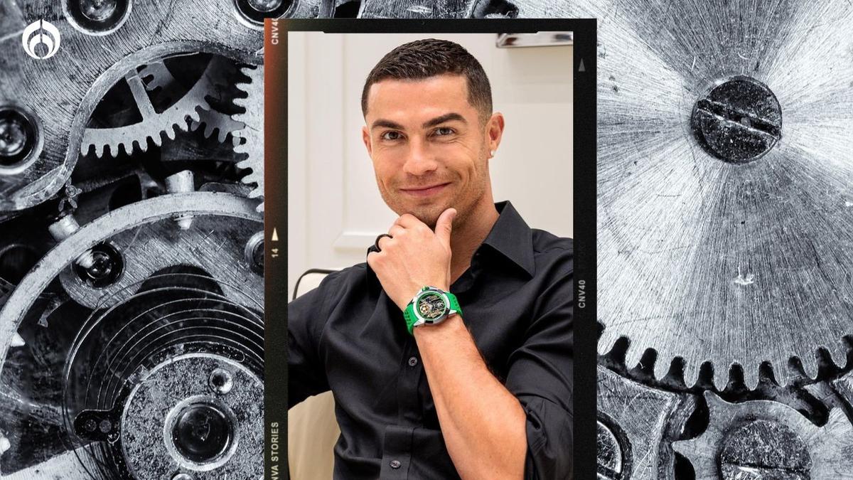  | Cristiano Ronaldo presumió un reloj donde él es el protagonista 