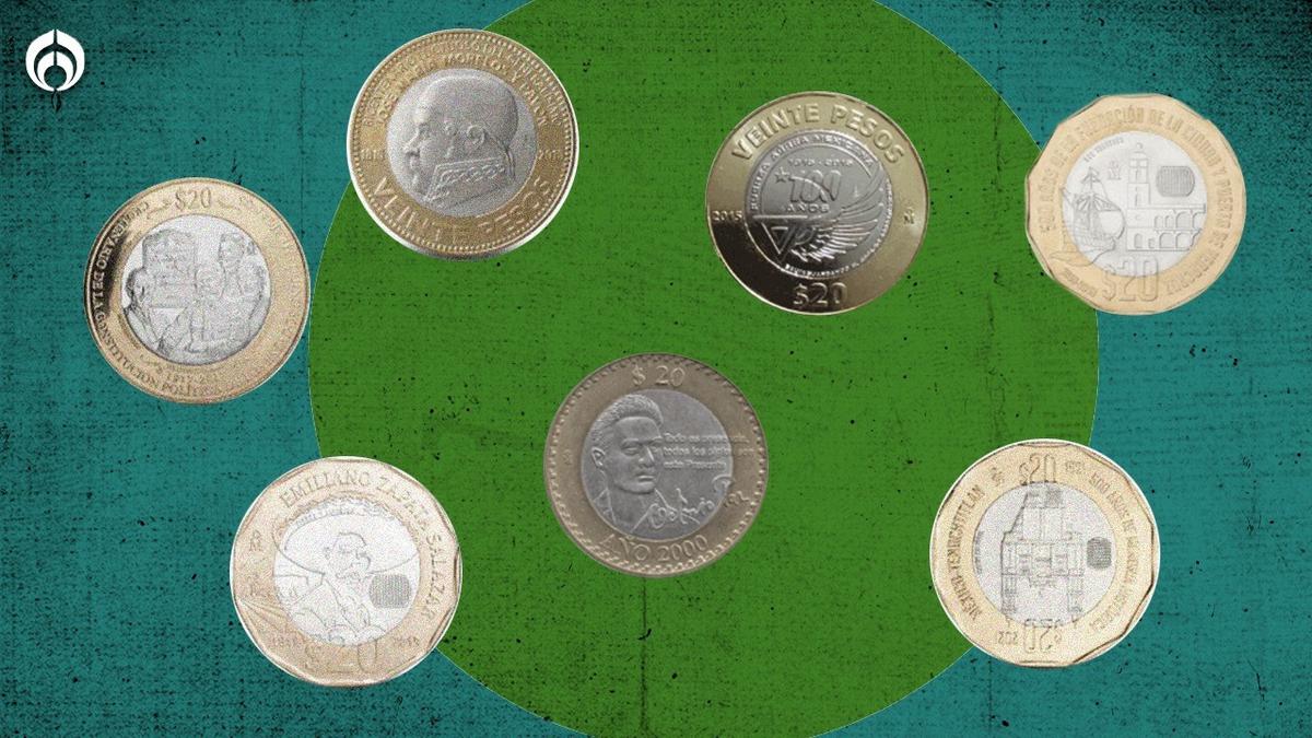 Monedas 20 pesos valiosas | Las monedas de 20 pesos pueden valer miles de pesos.