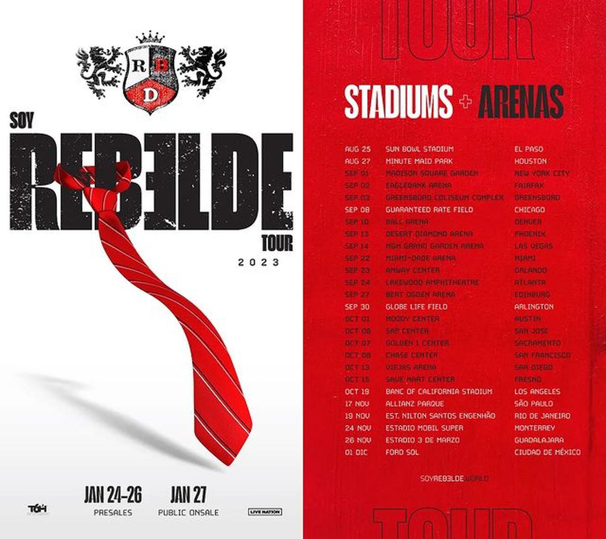  | RBD ya confirmó las fechas de su tour.