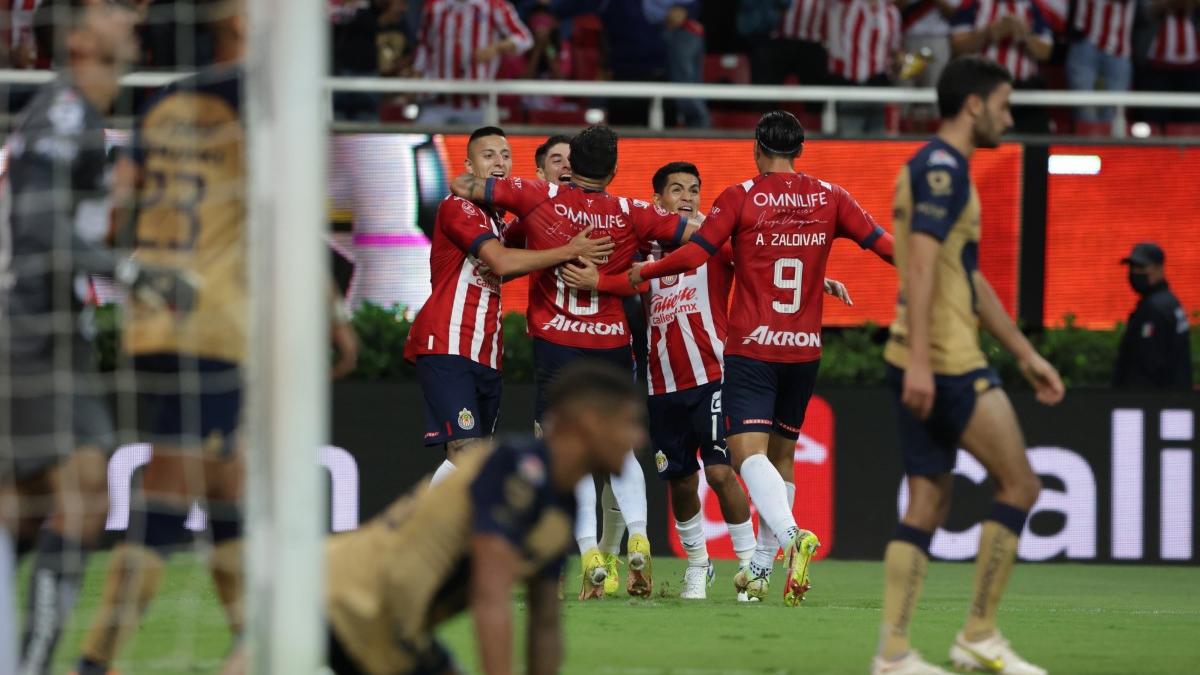 Pumas Chivs Liga MX | Pumas continúa con mal paso en el torneo de liga.