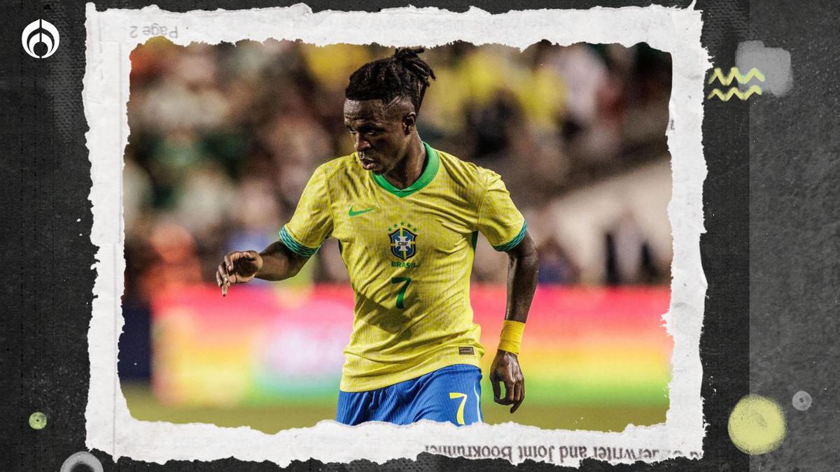 Vinicius Jr | El brasileño es una de las figuras de su selección. | fuente: X @vinijr