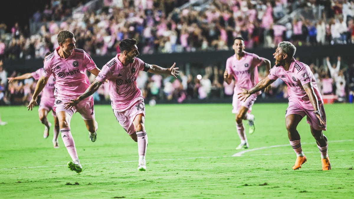 Lionel Messi metió un golazo ante Cruz Azul en su debut en la Leagues Cup. | MLS