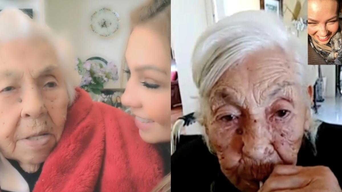  | Thalía le dedicó una amoroso video a su abuelita Eva, quien falleció este viernes