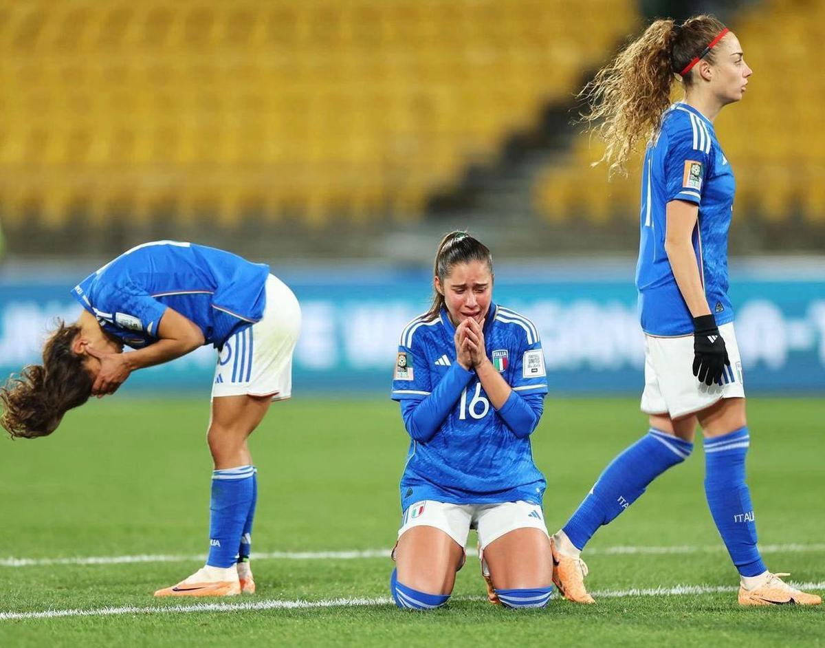 Femenil | Las jugadoras de Italia emitieron un comunicado tras la eliminación. Crédito: Twitter @lulajackie11.