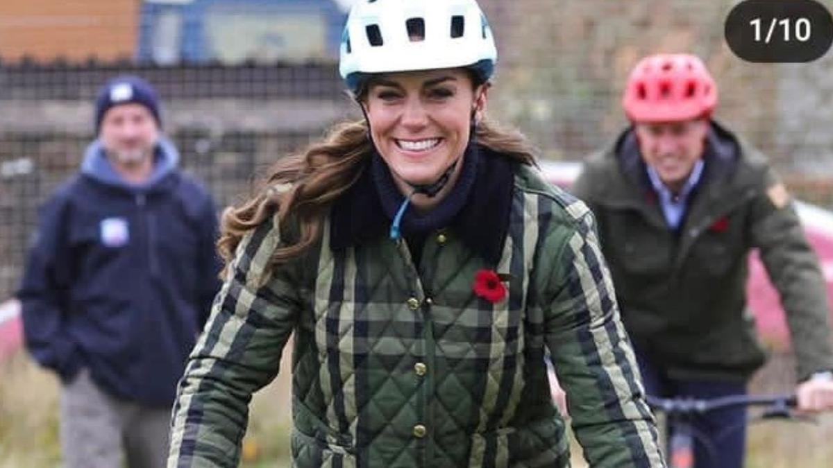 Kate Middleton | La princesa a bordo de una bicicleta (Instagram @princeandprincessofwales)