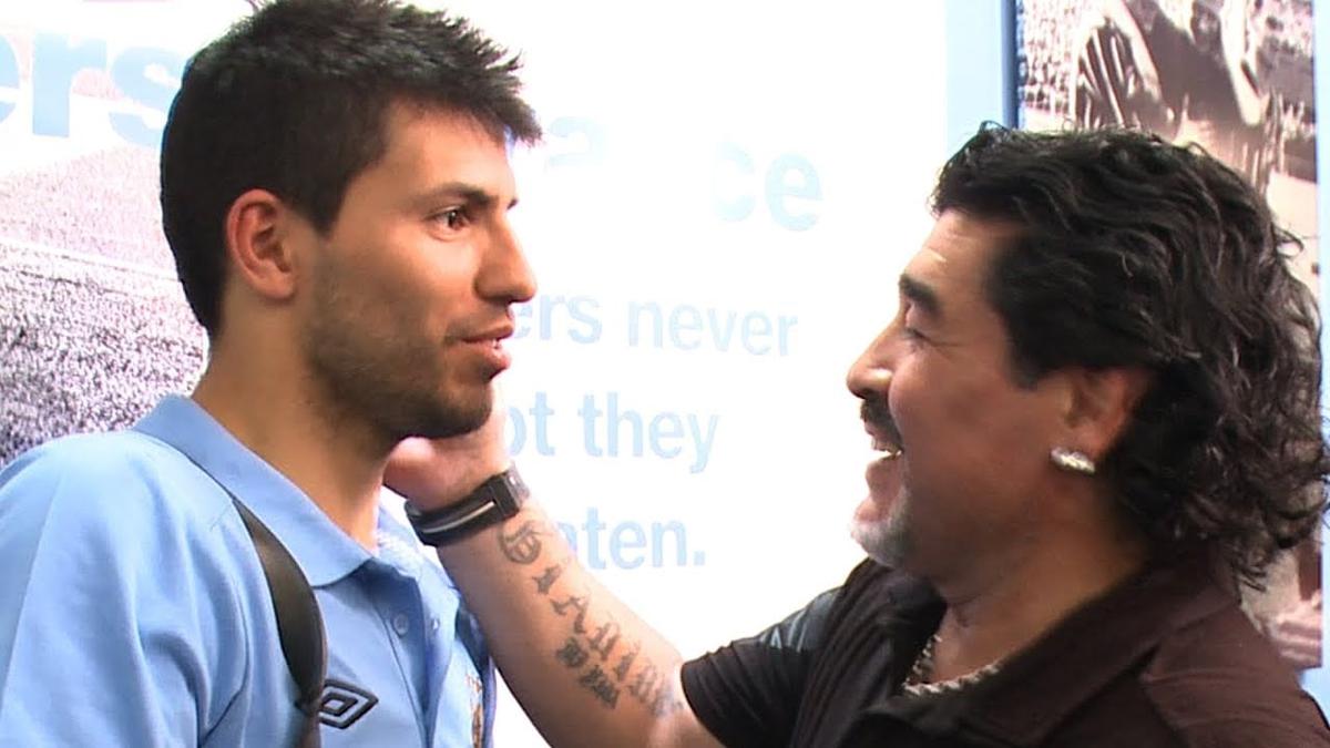Kun Agüero Diego Maradona | El futbolista fue dirigido por el Pelusa en el Mundial del 2010.
