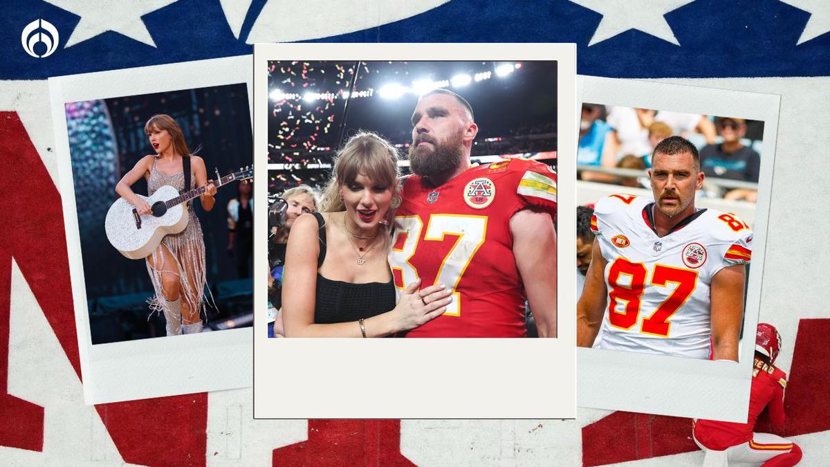 Travis Kelce y Taylor Swift | La pareja más famosa de la NFL
Foto: X @nfl, Instagram @killatrav/@taylorswift