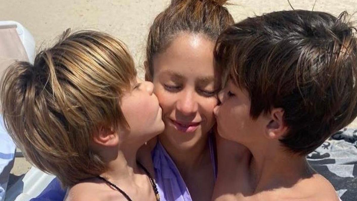  | Shakira y Piqué tuvieron dos hijos durante sus 12 años de relación: los niños Sasha y Milán.