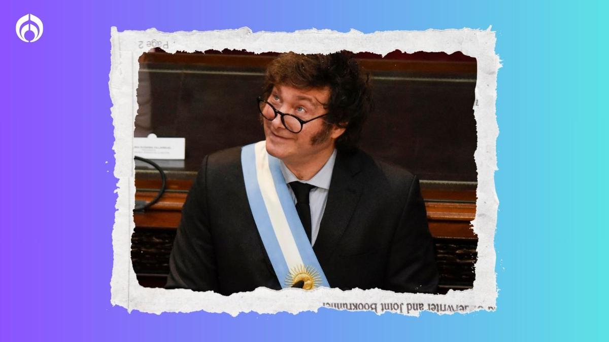 Javier Milei | El presidente de Argentina es aficionado de Boca pero hinchó por River (EFE).
