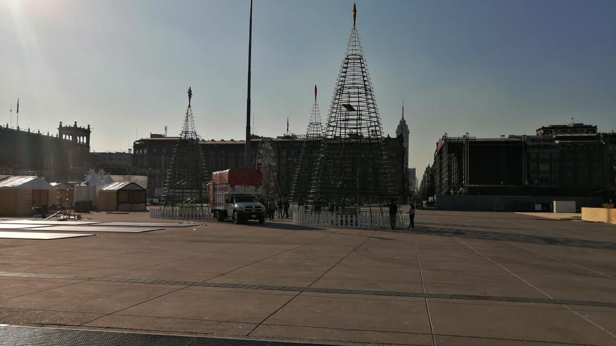 También habrá 3 árboles navideños monumentales. Foto: Martín Rocha 
