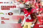 NFL San Francisco 49ers vs Chargers: ¿Cuándo y dónde ver en vivo el partido de la Semana 10?