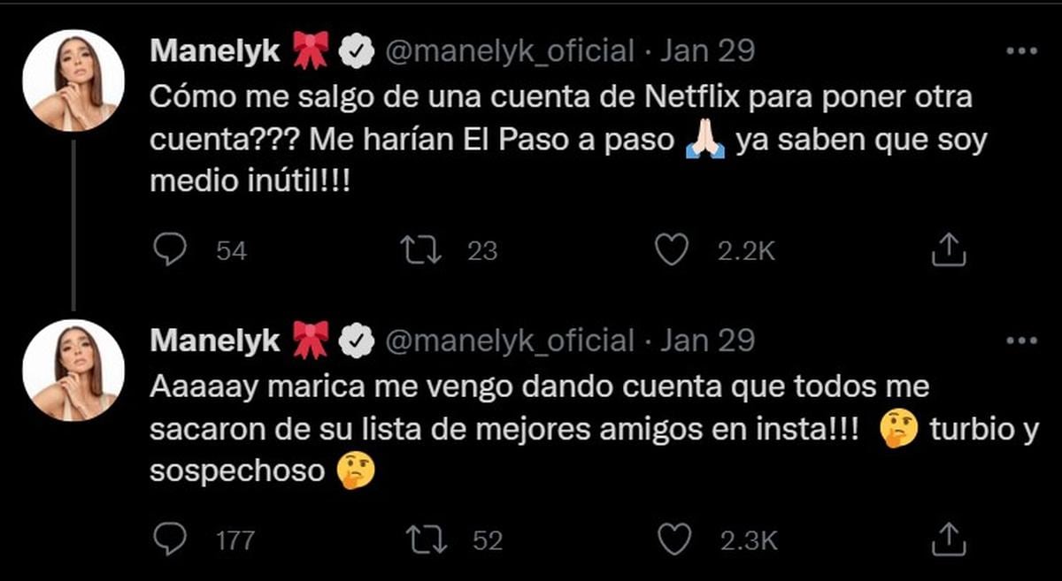 undefined | Twitter @Manelyk_Oficial