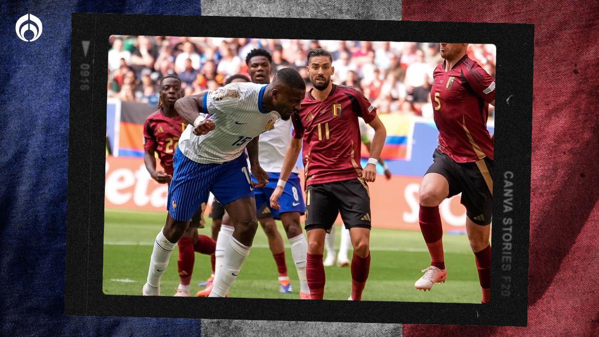 Francia se enfrentó a Bélgica en la Euro | Van del lado complicado del cuadro  (Especial)