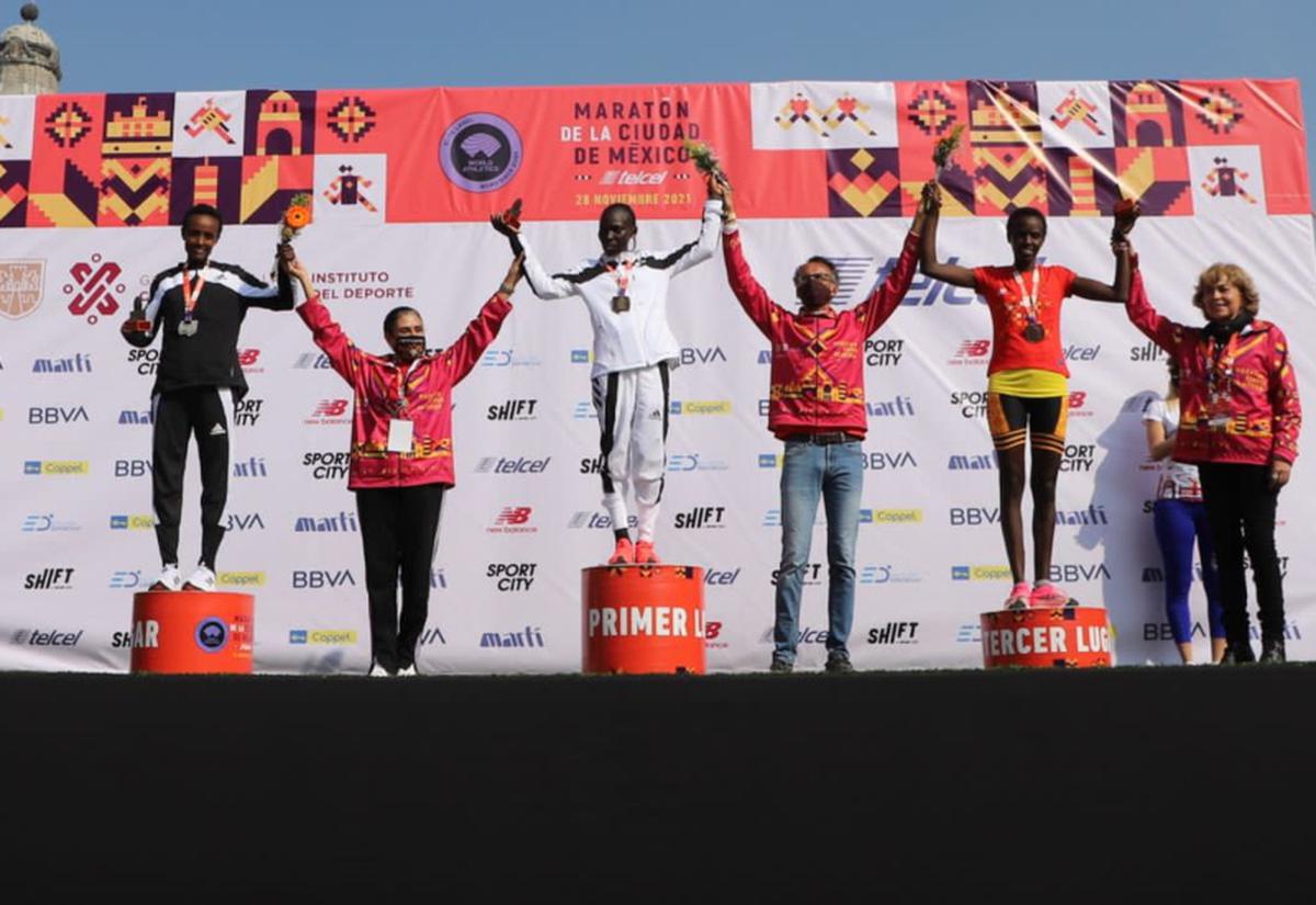  | Las atletas africanas dominaron en la rama femenil (@MaratonCDMX)