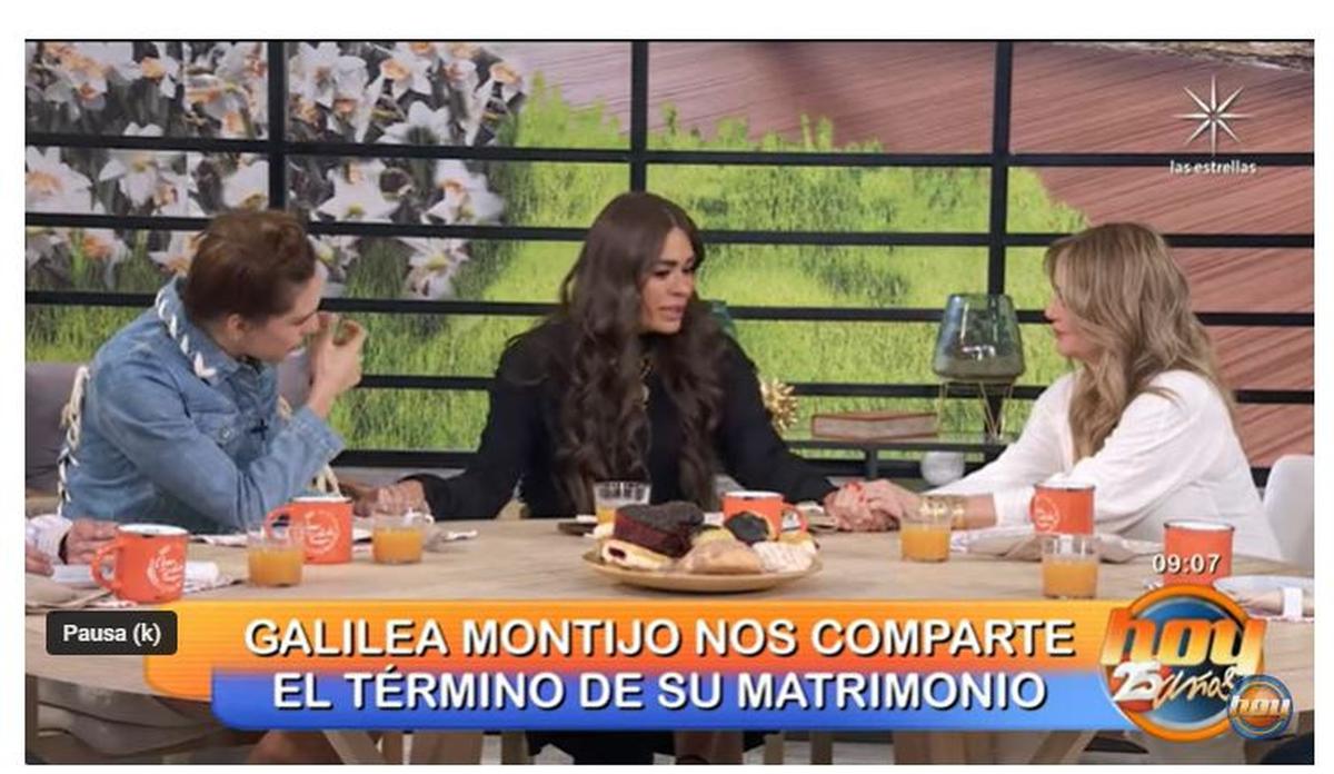  | Galilea Montijo mencionó que junto a sus compañeras está superando su proceso de divorcio.