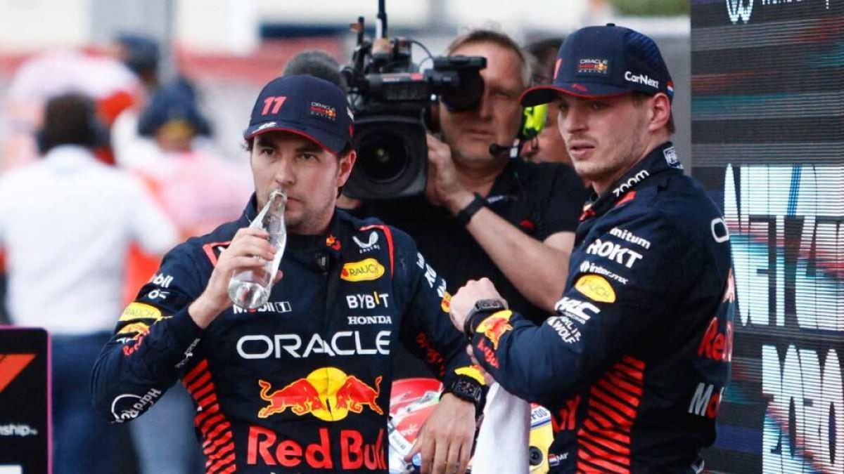 'Checo'' y Verstappen tuvieron un cerrado duelo en el GP de México. | Reuters