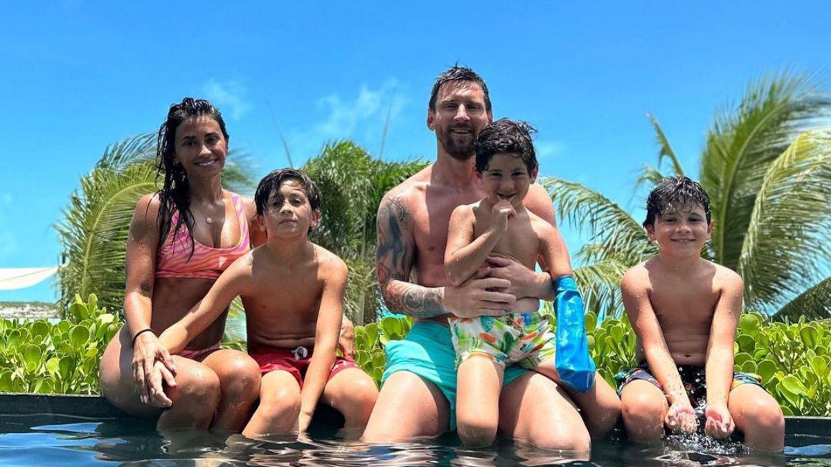 Messi familia | Los Messi llegaron a Miami.