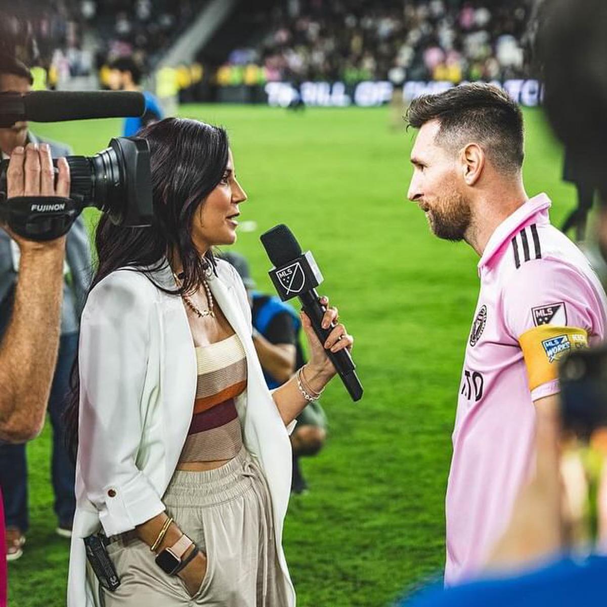 Antonella González y su entrevista a Messi | Inter Miami
Foto: @antosports