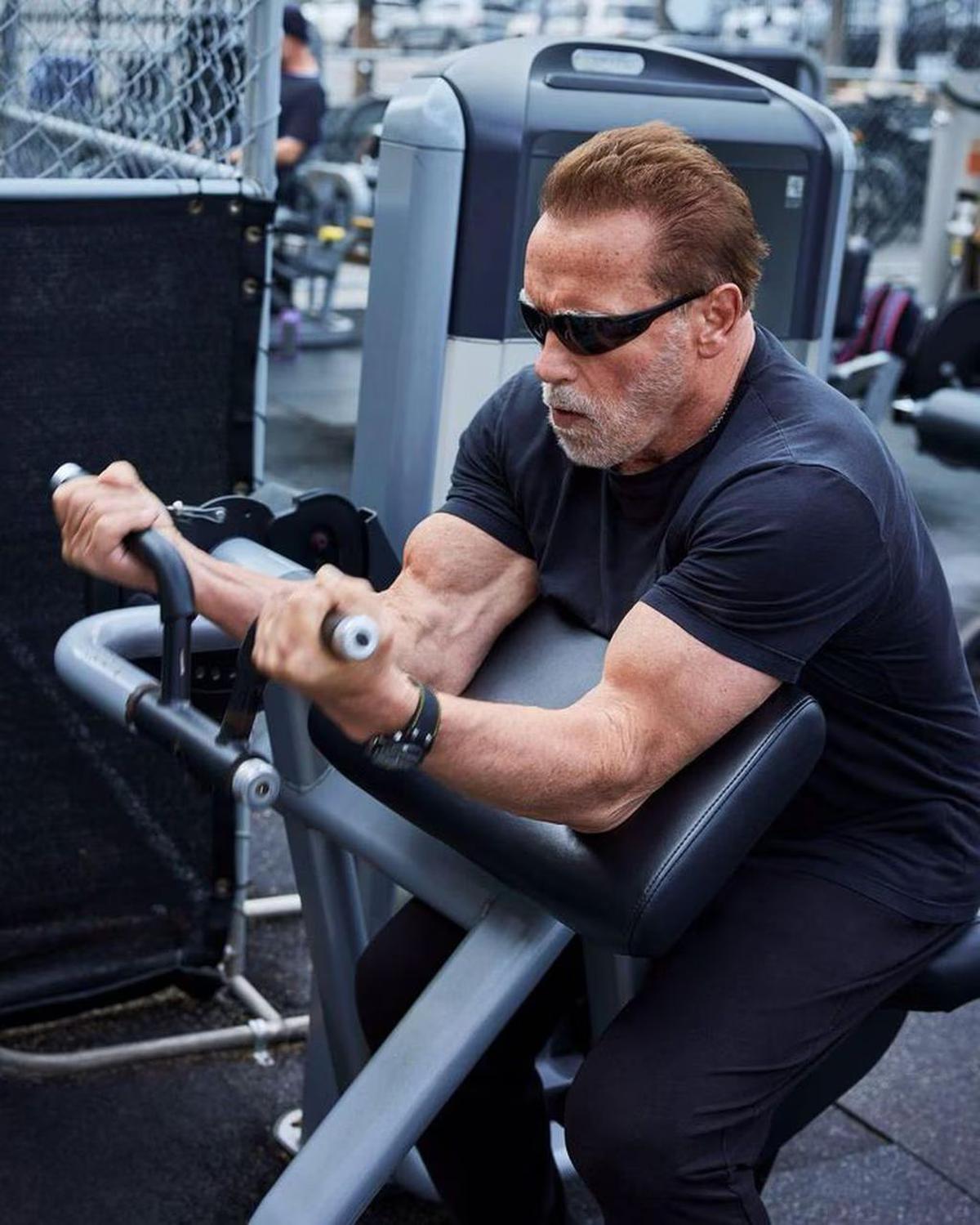 Un día en la rutina de Arnold | Cada día trabaja un  grupo muscular
Foto: @ShowmundialShow