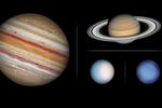 Júpiter, Saturno, Urano y Neptuno se ven más “sexy” que nunca... gracias al Telescopio Hubble
