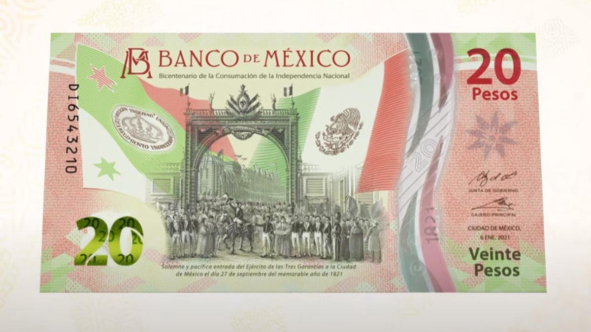  | Nuevo billete de 20 pesos, estiman que se puede vender hasta en 390 mil pesos en internet.