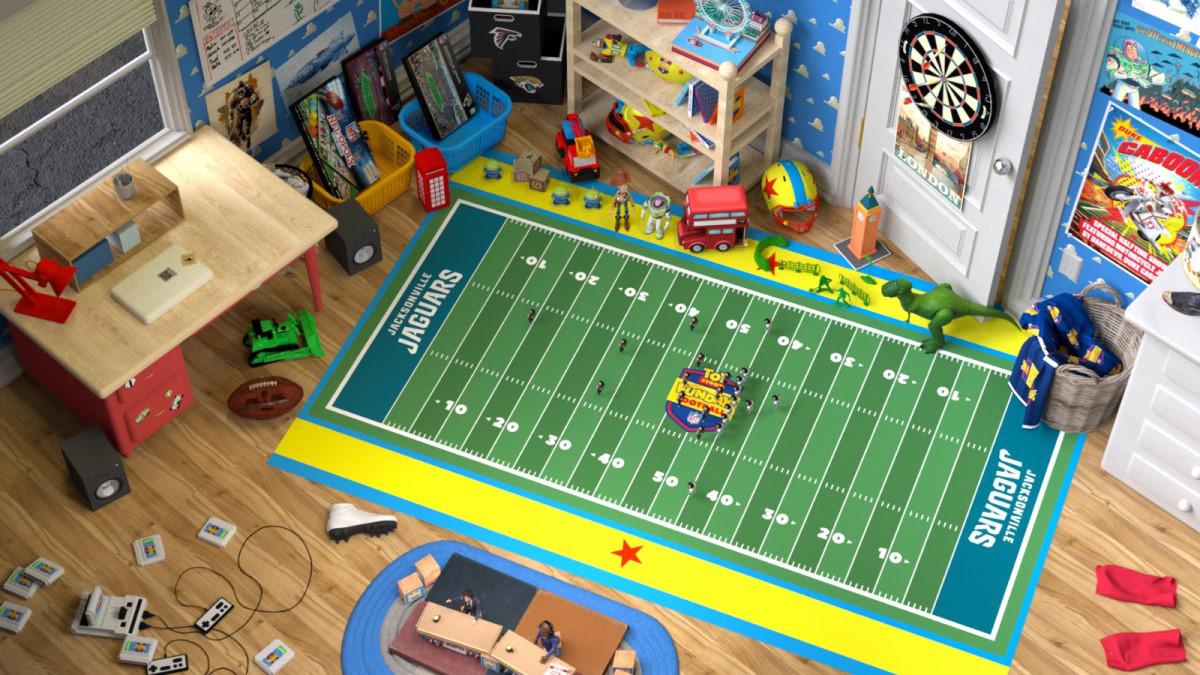 El juego NFL será trasladado al ambiente de Toy Story. | Especial