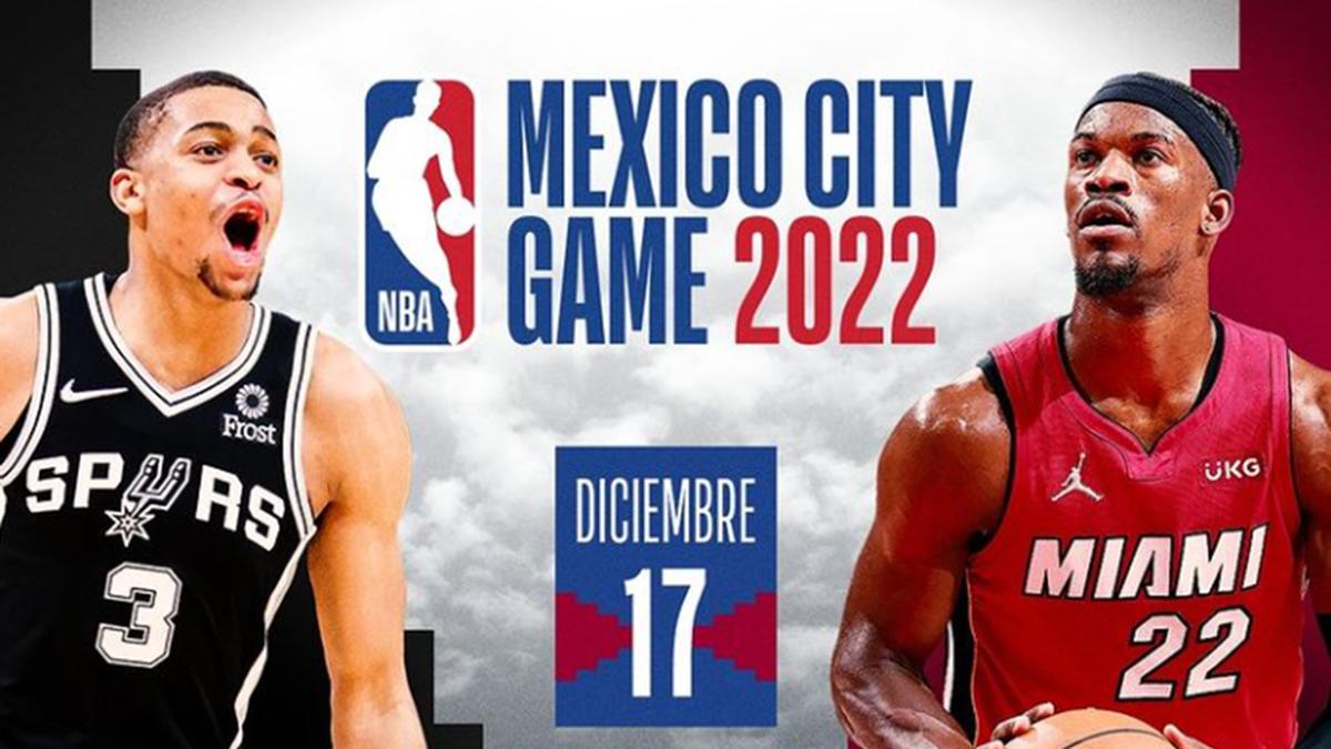  | La NBA regresa a Ciudad de México, con un duelo de San Antonio Sprus contra Miami Heat.