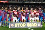Barcelona y Athletic piden acabe guerra entre Rusia y Ucrania