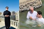 (FOTOS) Kunno se bautiza en el río Jordán como Jesús y le llueven críticas