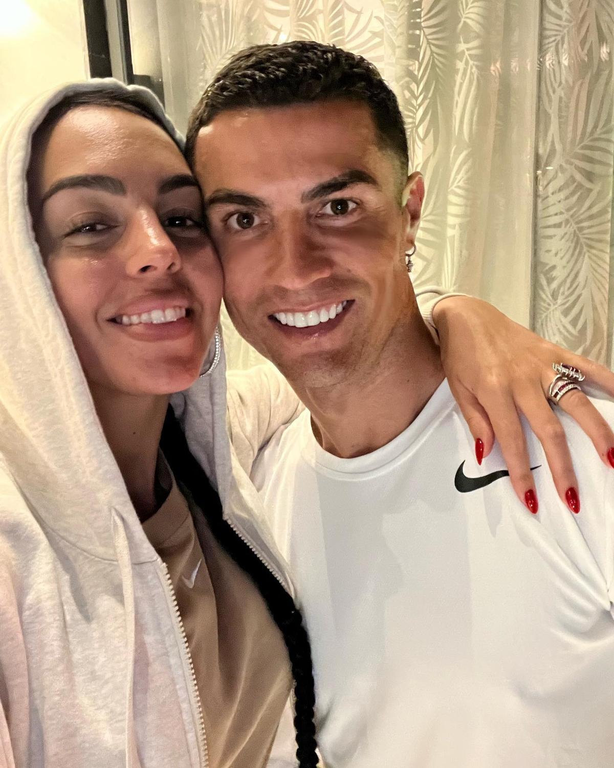  | Georgina Rodríguez y Cristiano Ronaldo. Fuente: Instagram @georginagio
