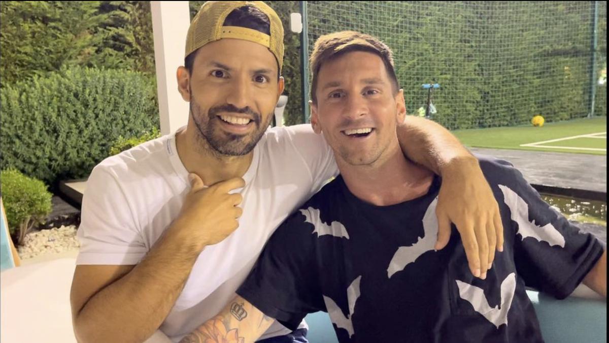 El Kun reveló una charla con Messi. | Foto: Instagram / Sergio Agüero