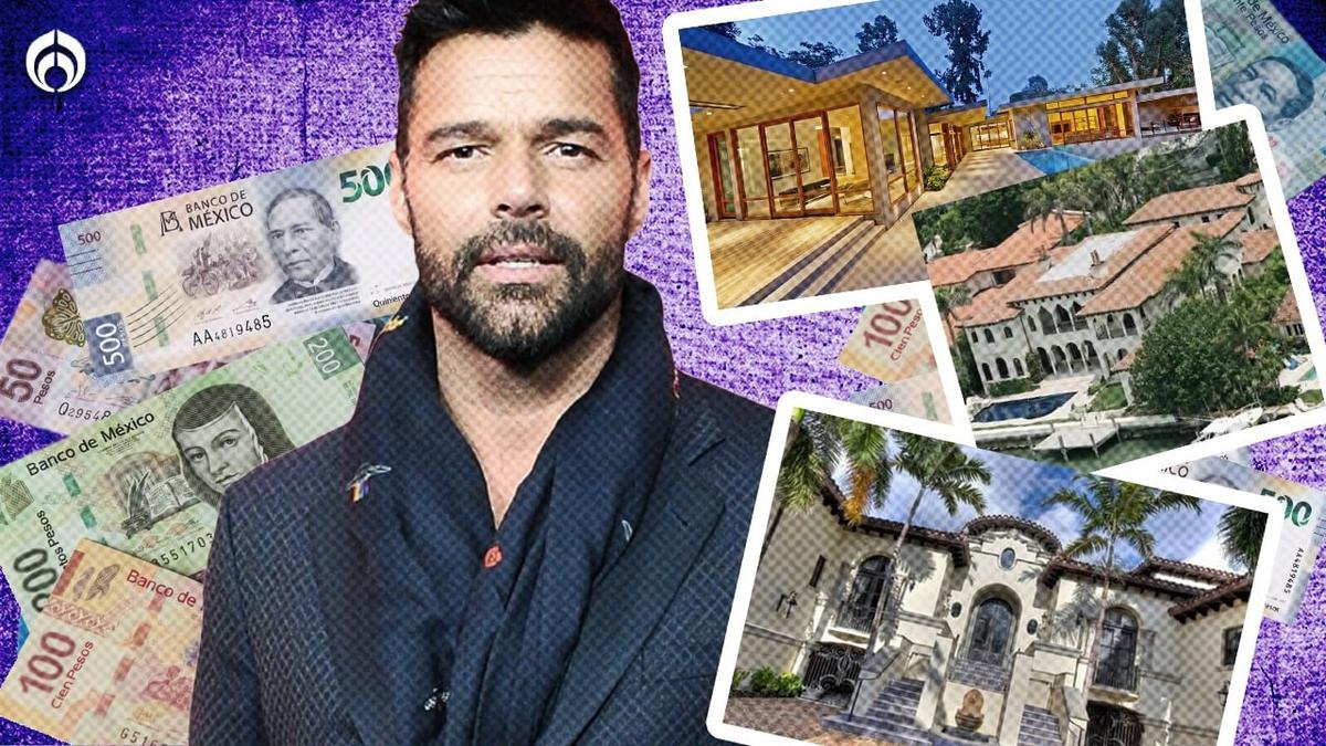 Ricky Martin | La fortuna del rey del pop latino supera los 130 millones de dólares.