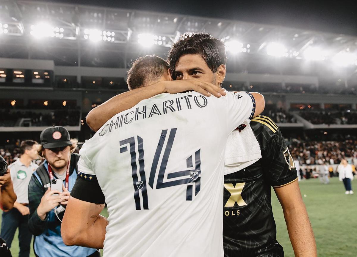  | Chicharito Hernández y Carlos Vela. Fuente: Instagram @carlosv11_
