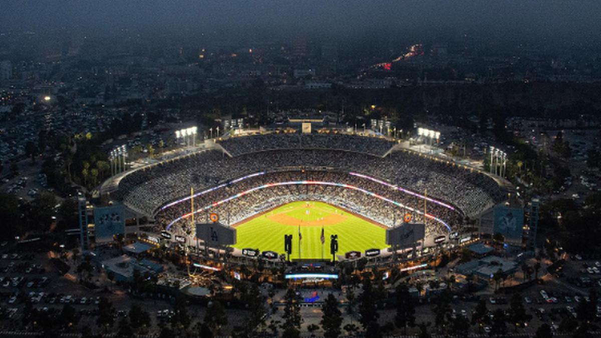 Estadio de los Dodgers. | Ohtani se une a un grupo de bateadores de los Dodgers de Los Angeles que suele estar saludable. (IG)