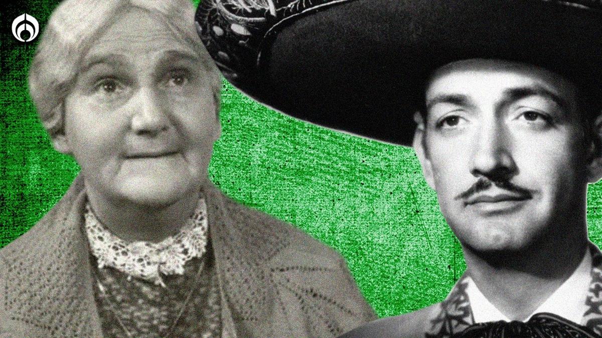 La abuelita del cine mexicano. | Sara García no quería que Jorge Negrete formara parte de su familia.