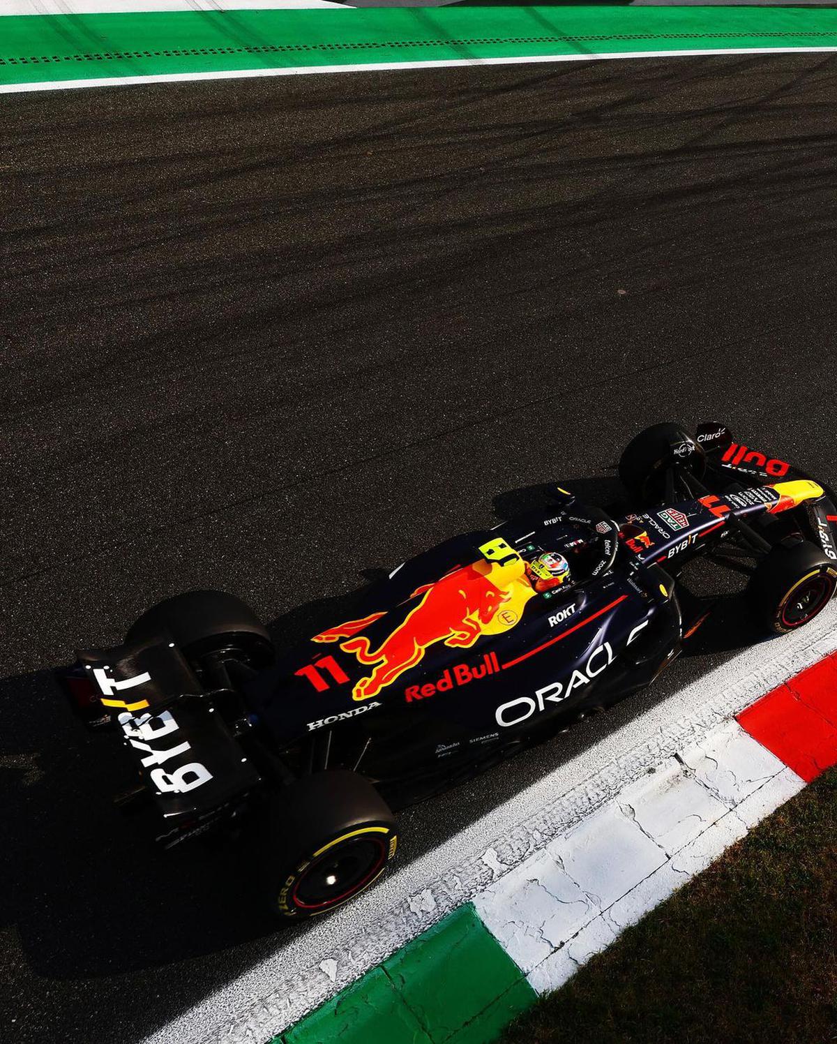 Gran Premio de Italia | Checo Pérez terminó en el quinto lugar en la clasificación en Monza. Crédito: instagram @schecoperez.