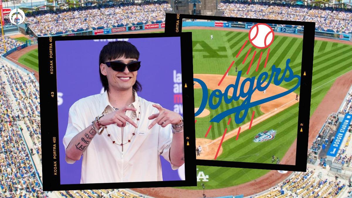 Peso Pluma se va al béisbol y lanzará con Dodgers | La Doble P sonará fuerte y claro