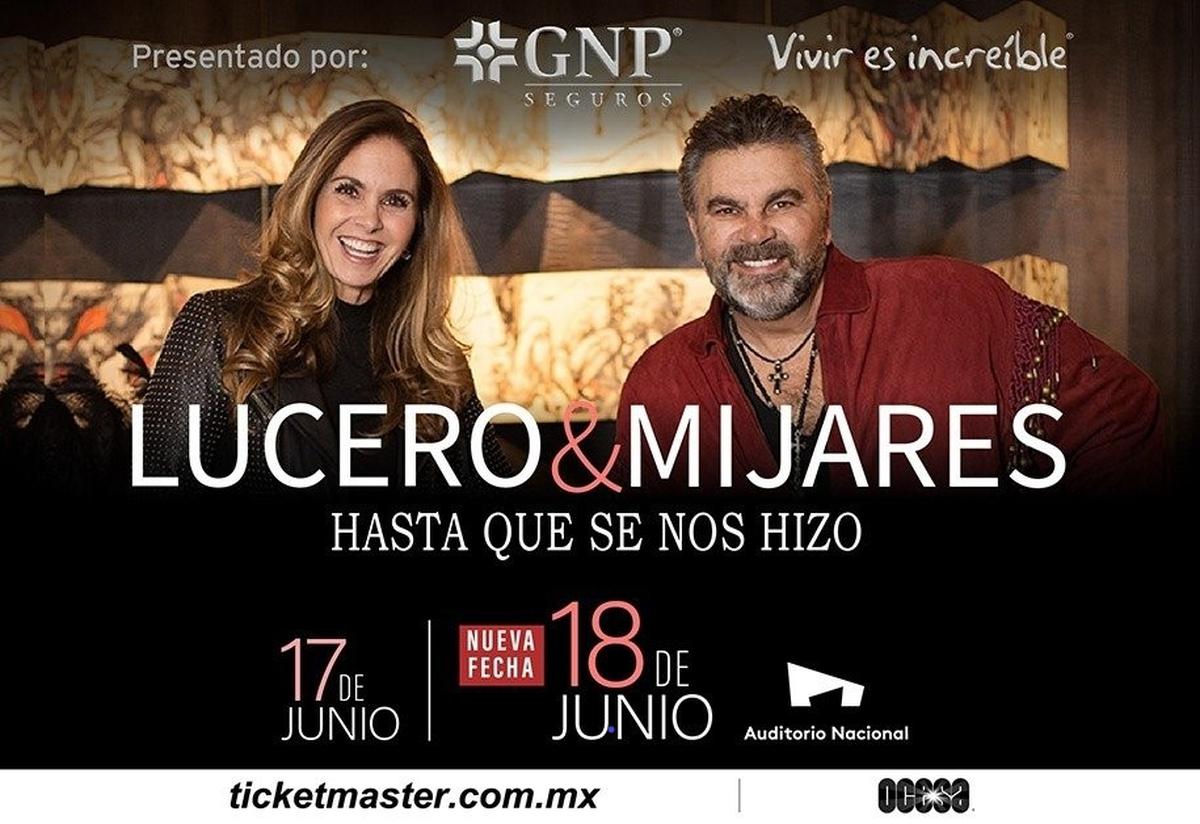 Lucero Mijares. | Lucero y Mijares tendrán un par de fechas juntos en el Auditorio Nacional.